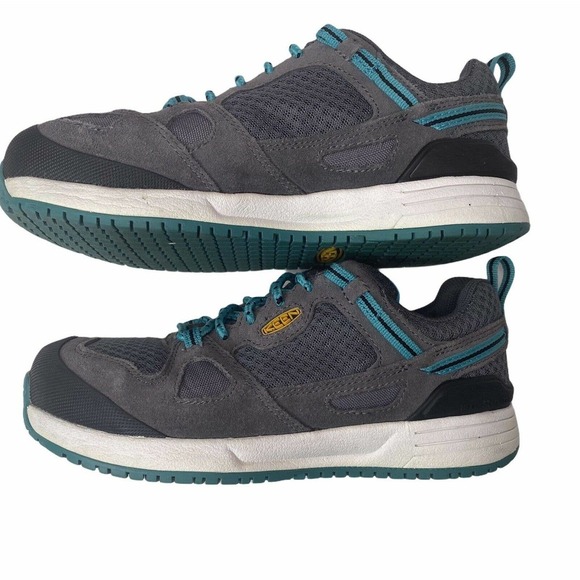 KEEN Detroit XT Low Steel Toe Utility Work Shoe Size 6.5M Hiking Gray - Picture 3 of 9